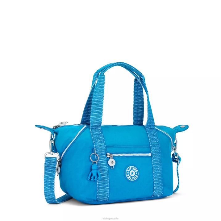 bolsa de hombro Art mini Kipling azul ansioso mujer 884V40 bolsas de hombro