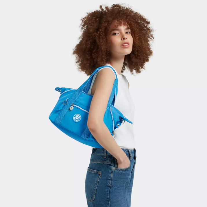 bolsa de hombro Art mini Kipling azul ansioso mujer 884V40 bolsas de hombro