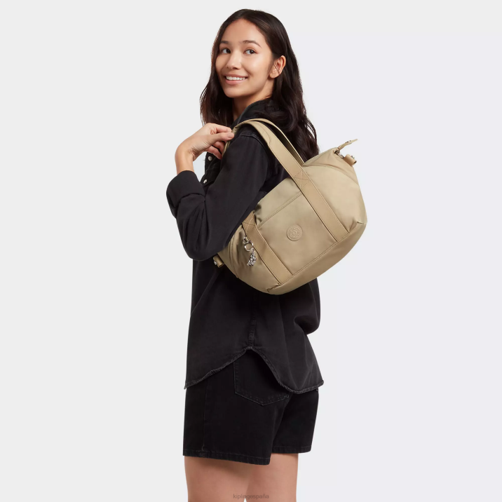 bolsa de hombro Art mini Kipling beige natural mujer 884V67 bolsas de hombro