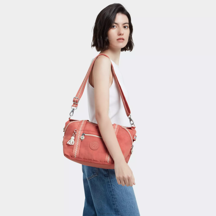 bolsa de hombro Art mini Kipling rosa de la vendimia mujer 884V41 bolsas de hombro