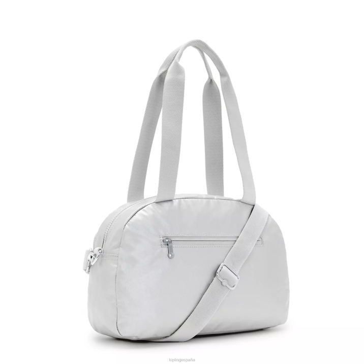 bolsa de hombro cool defea metalizada Kipling metálico brillante mujer 884V206 bolsas de hombro