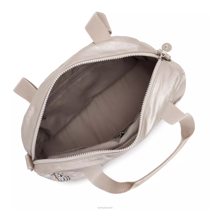 bolsa de hombro cool defea metalizada Kipling resplandor metalico mujer 884V207 bolsas de hombro