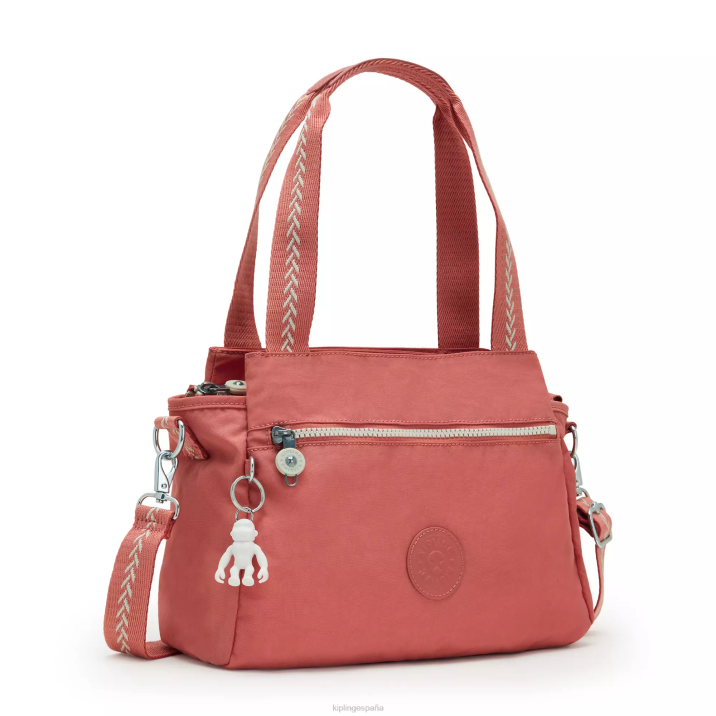 bolsa de hombro elysia Kipling rosa de la vendimia mujer 884V157 bolsas de hombro