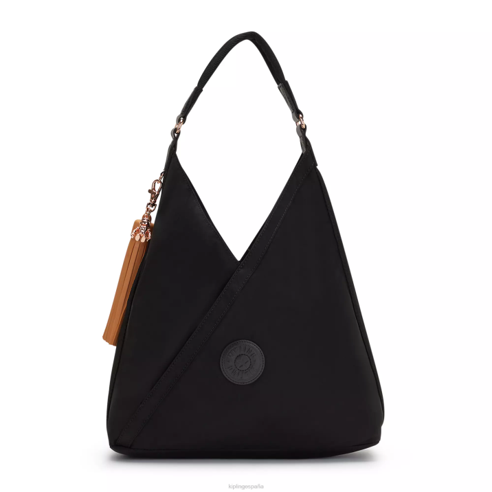 bolso de hombro Olina pequeño Kipling rosa negro mujer 884V255 bolsas de hombro