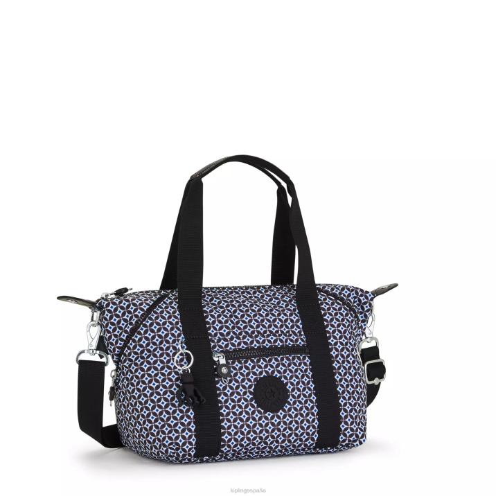 bolso de hombro art mini estampado Kipling azulejo negruzco mujer 884V42 bolsas de hombro