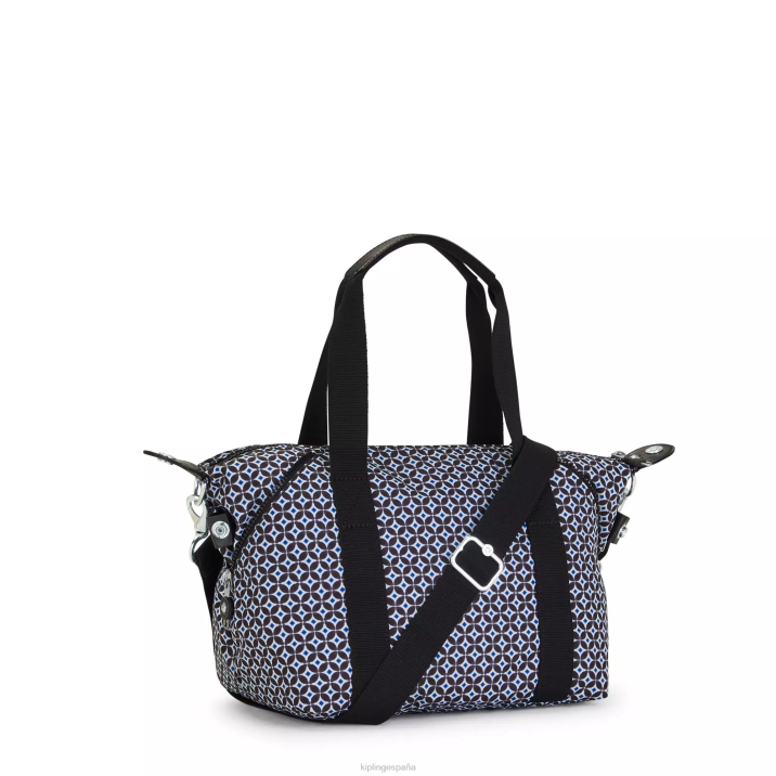 bolso de hombro art mini estampado Kipling azulejo negruzco mujer 884V42 bolsas de hombro