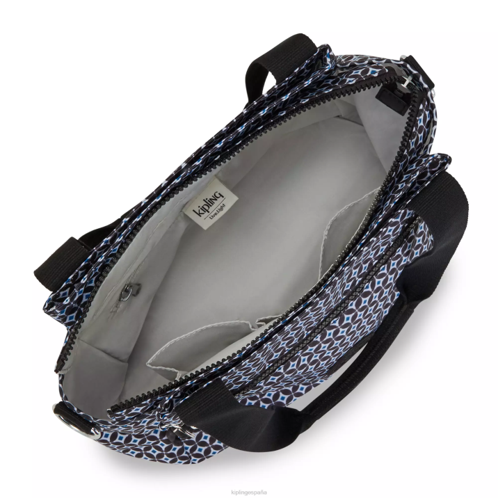 bolso de hombro elysia estampado Kipling azulejo negruzco mujer 884V239 bolsas de hombro