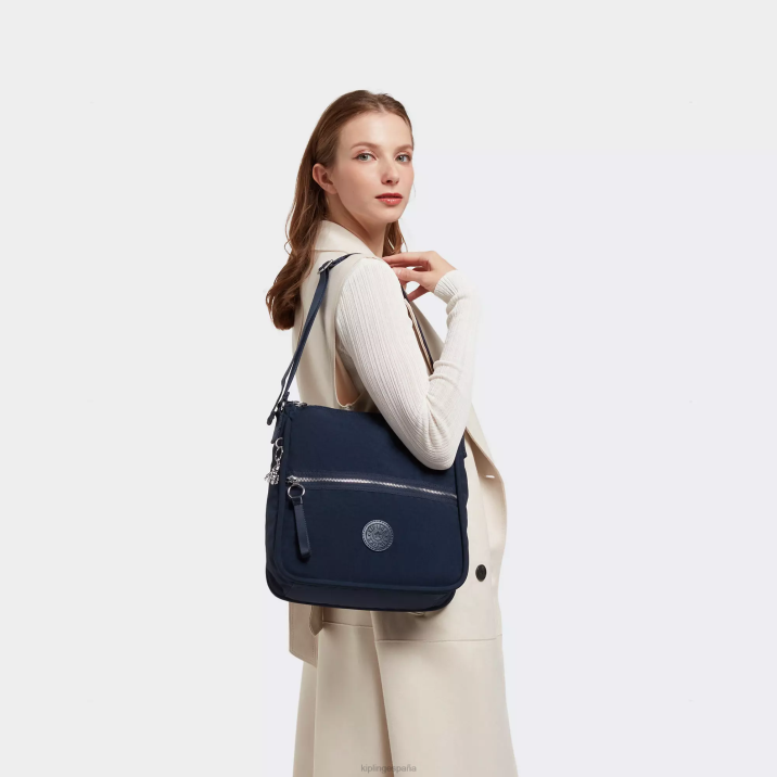 bolso de hombro oswin Kipling azul azul 2 mujer 884V246 bolsas de hombro