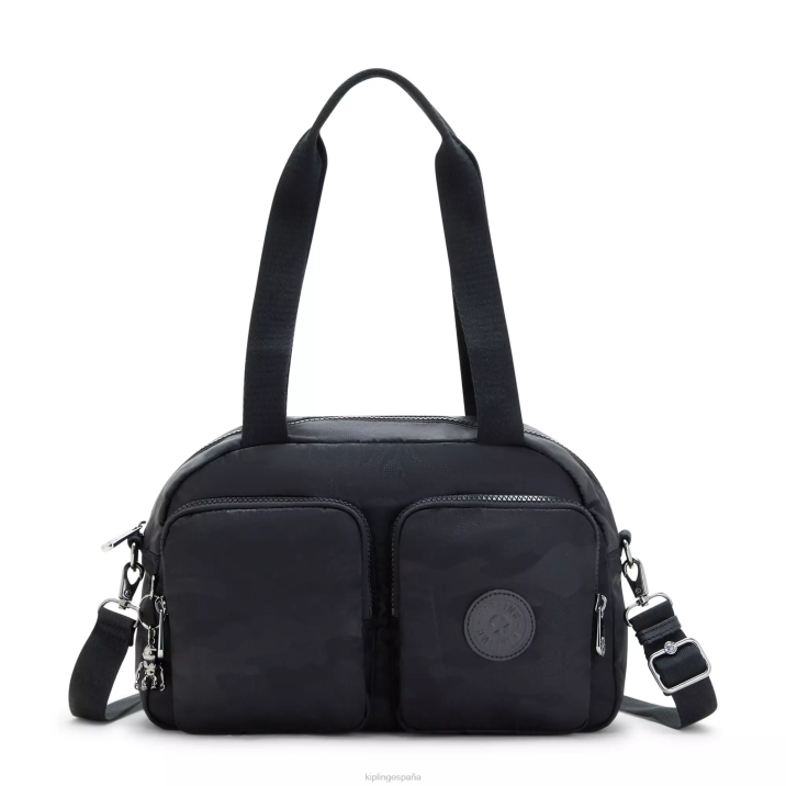 camuflaje negro en relieve