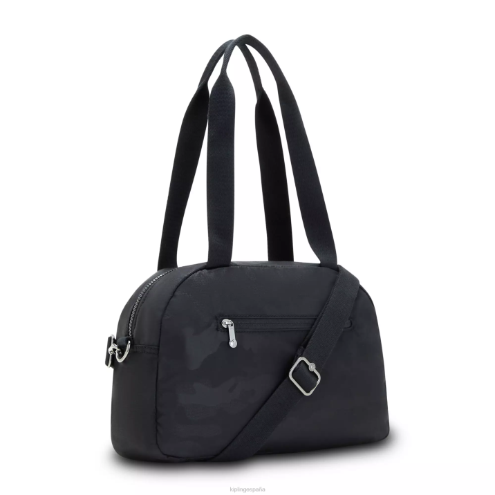 genial bolsa de hombro defea Kipling camuflaje negro en relieve mujer 884V200 bolsas de hombro