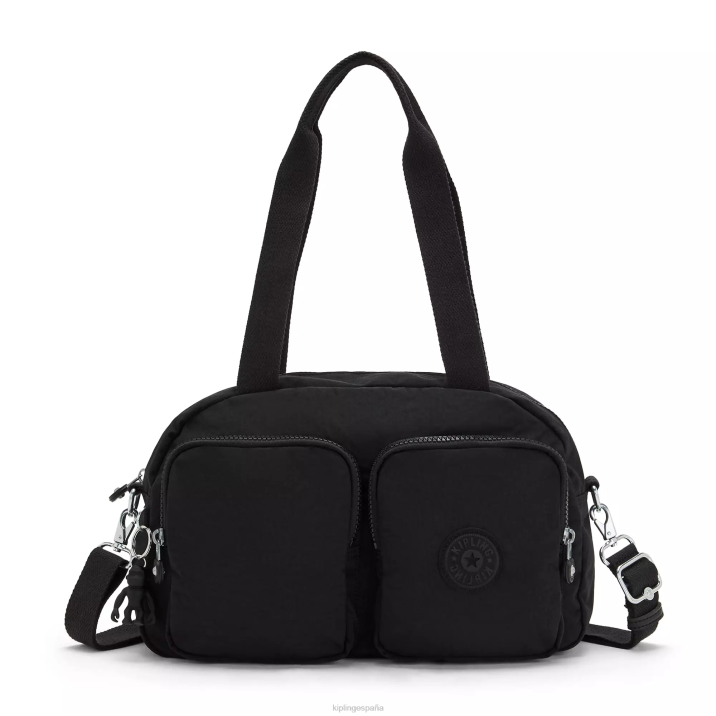genial bolsa de hombro defea Kipling negro negro mujer 884V224 bolsas de hombro