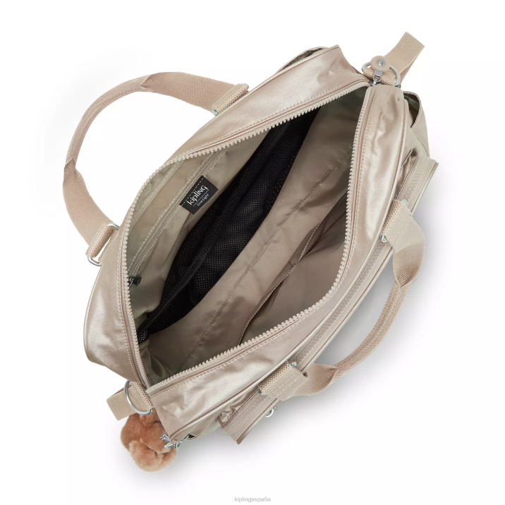 pañalera metalizada alanna Kipling cuarzo metalizado mujer 884V252 bolsas de pañales