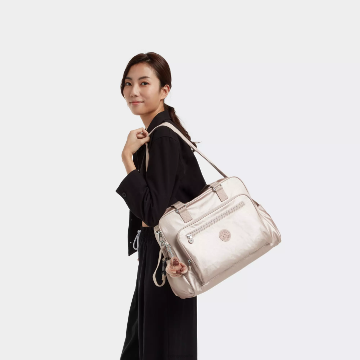 pañalera metalizada alanna Kipling cuarzo metalizado mujer 884V252 bolsas de pañales