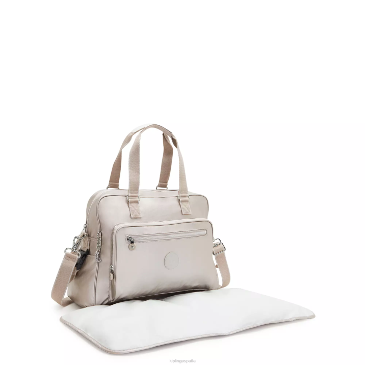 pañalera metalizada alanna Kipling resplandor metalico mujer 884V253 bolsas de pañales