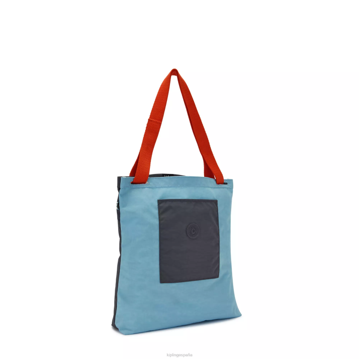 bolsa de asas de annas Kipling piscina azul mujer 884V272 bolsas de tela