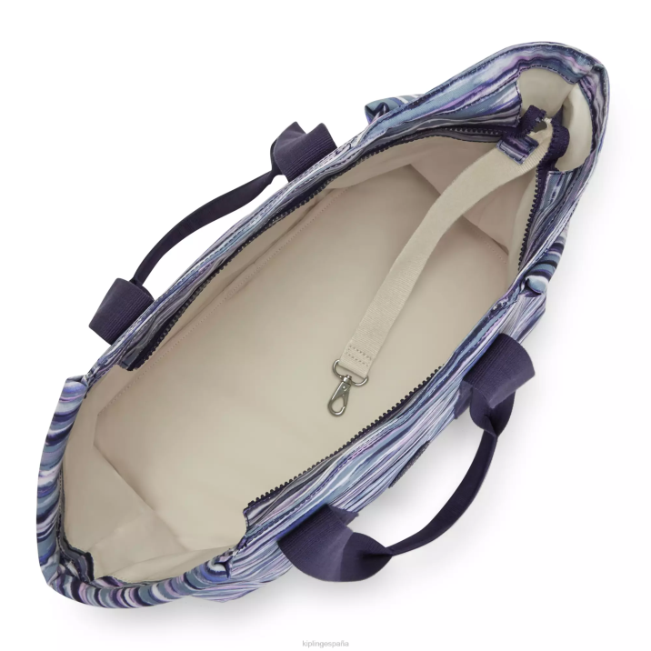 bolso de mano art m pet Kipling rayas de pincel mujer 884V277 bolsas de tela