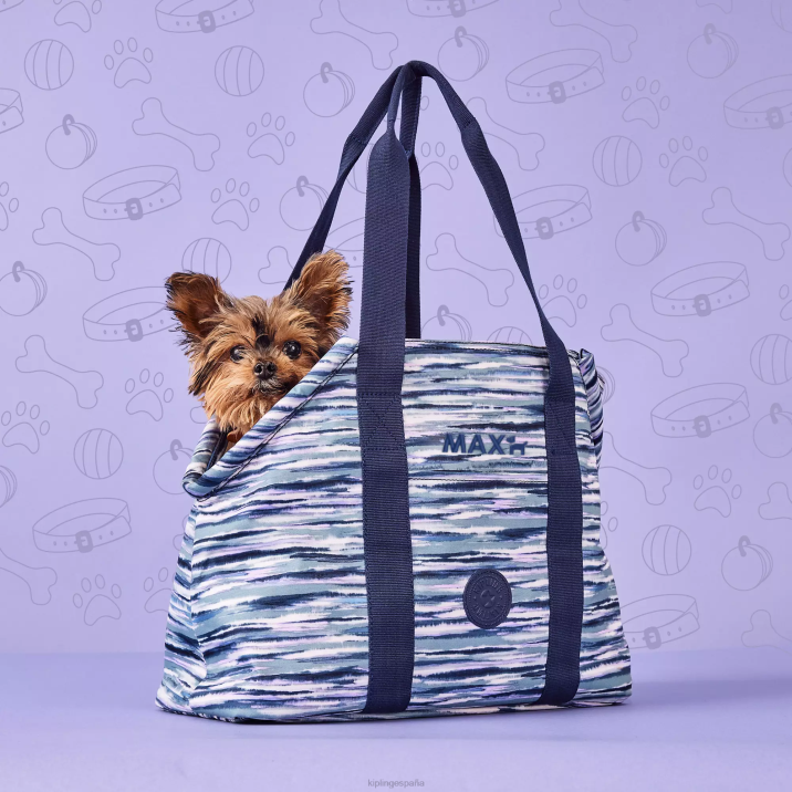 bolso de mano art m pet Kipling rayas de pincel mujer 884V277 bolsas de tela