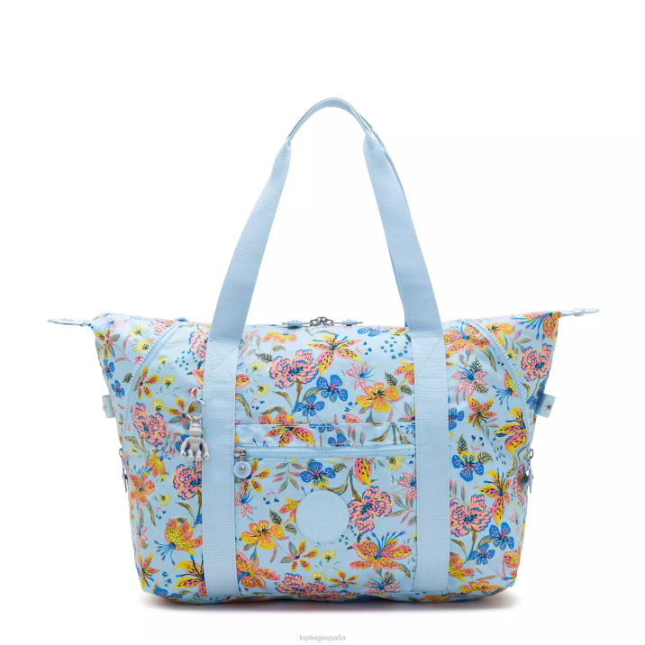 bolso shopper art mediano estampado Kipling flores silvestres mujer 884V262 bolsas de tela