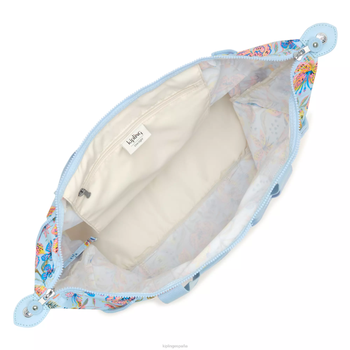 bolso shopper art mediano estampado Kipling flores silvestres mujer 884V262 bolsas de tela