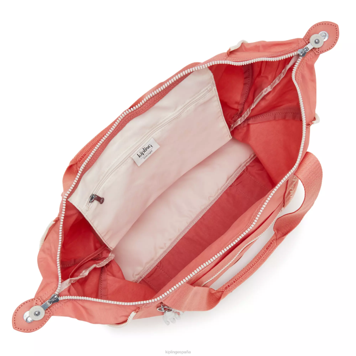 bolso shopper mediano Art Kipling rosa de la vendimia mujer 884V257 bolsas de tela