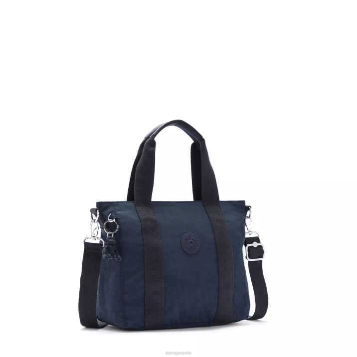 bolso shopper mini Kipling azul azul mujer 884V107 bolsas de tela