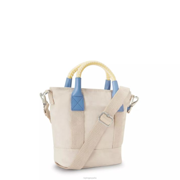 bolso shopper pequeño ángel Kipling arena clara m mujer 884V62 bolsas de tela