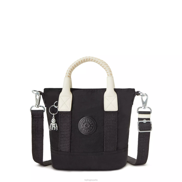 bolso shopper pequeño ángel Kipling negro mujer 884V61 bolsas de tela
