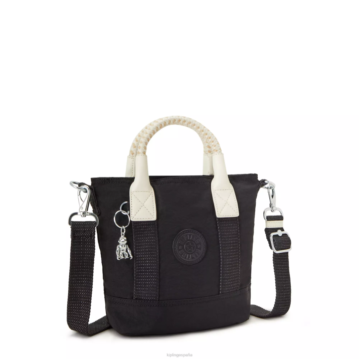 bolso shopper pequeño ángel Kipling negro mujer 884V61 bolsas de tela