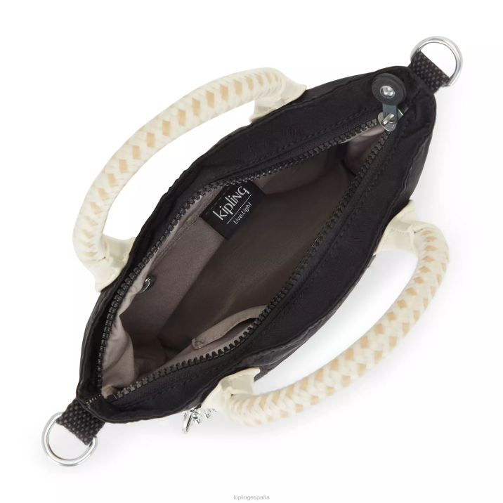 bolso shopper pequeño ángel Kipling negro mujer 884V61 bolsas de tela