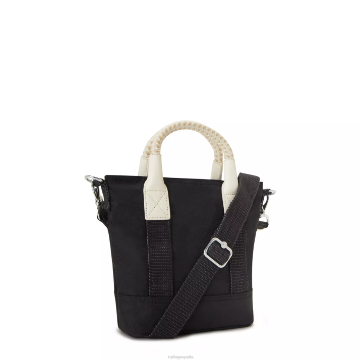 bolso shopper pequeño ángel Kipling negro mujer 884V61 bolsas de tela