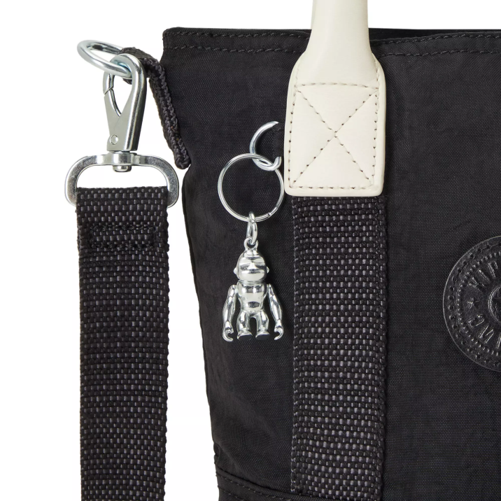 bolso shopper pequeño ángel Kipling negro mujer 884V61 bolsas de tela