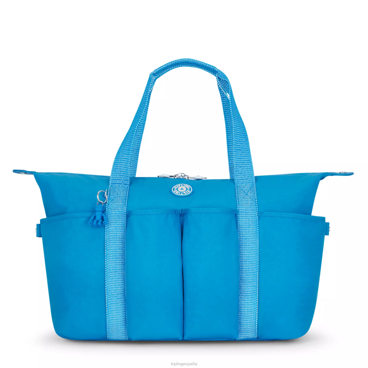 bolso tote versátil art m Kipling azul ansioso mujer 884V269 bolsas de tela