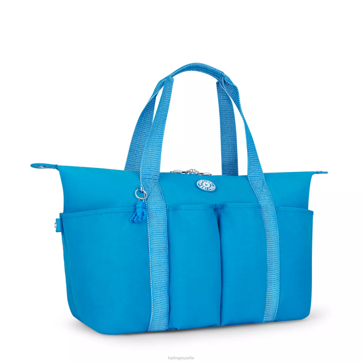 bolso tote versátil art m Kipling azul ansioso mujer 884V269 bolsas de tela