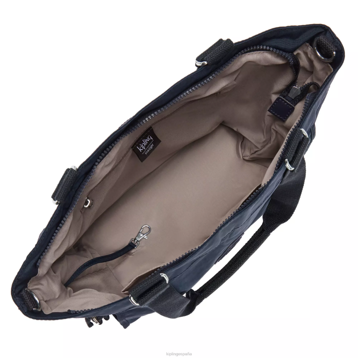 nuevo bolso shopper pequeño Kipling azul azul mujer 884V275 bolsas de tela