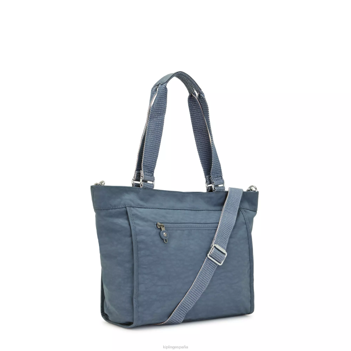 nuevo bolso shopper pequeño Kipling cepillo azul mujer 884V274 bolsas de tela