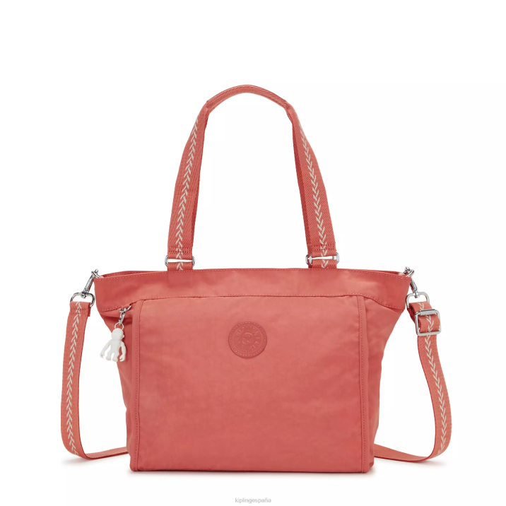 nuevo bolso shopper pequeño Kipling rosa de la vendimia mujer 884V276 bolsas de tela