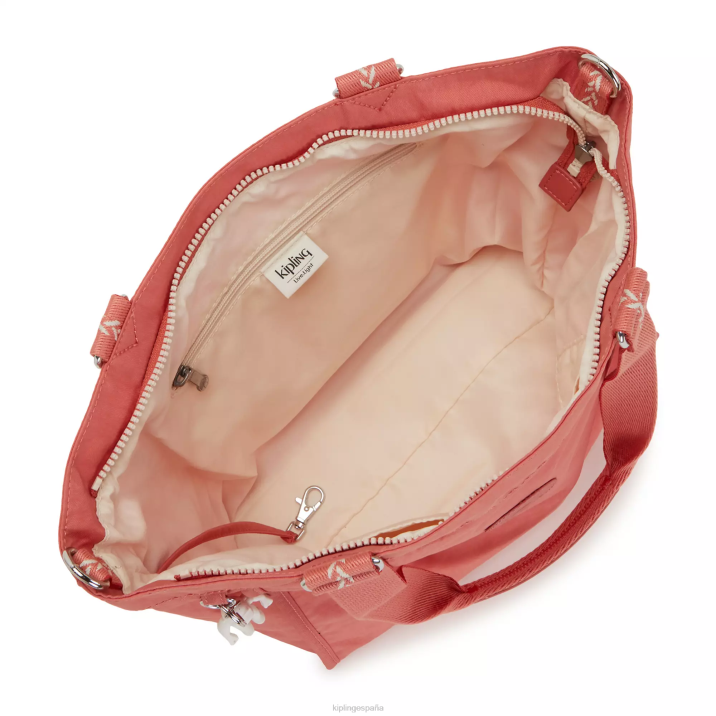 nuevo bolso shopper pequeño Kipling rosa de la vendimia mujer 884V276 bolsas de tela