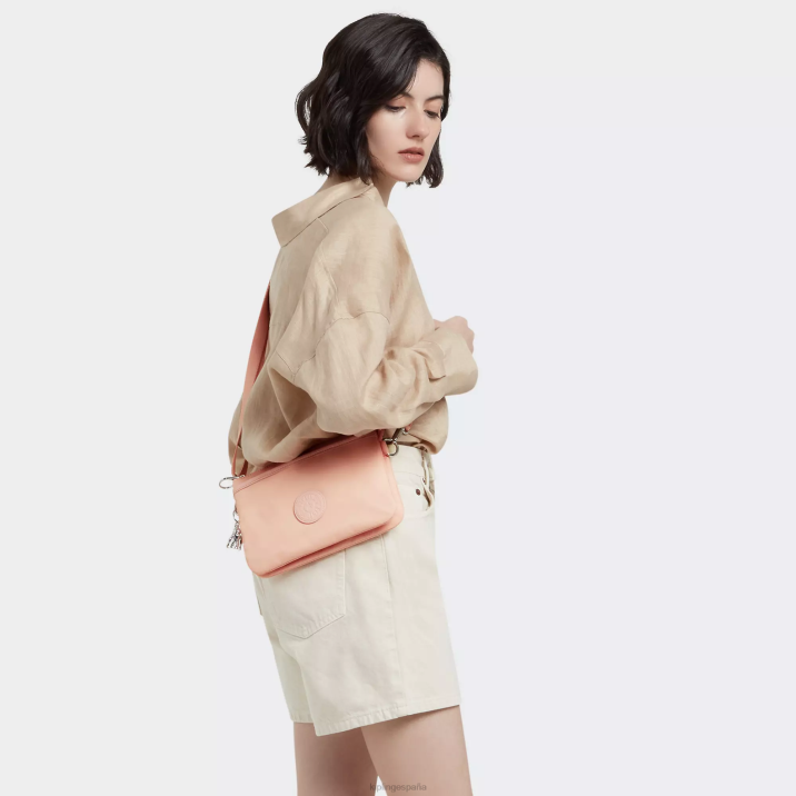 bandolera Riri Kipling rosa de jardín mujer 884V65 bolsos cruzados