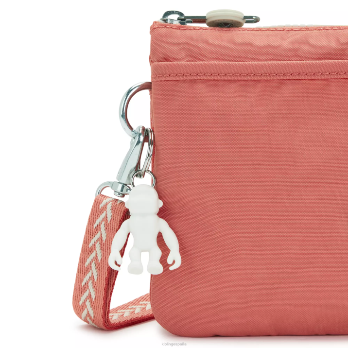 bandolera Riri Kipling rosa de la vendimia mujer 884V127 bolsos cruzados
