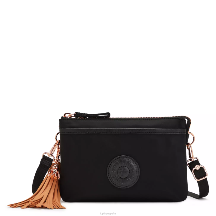 bandolera Riri Kipling rosa negro mujer 884V103 bolsos cruzados