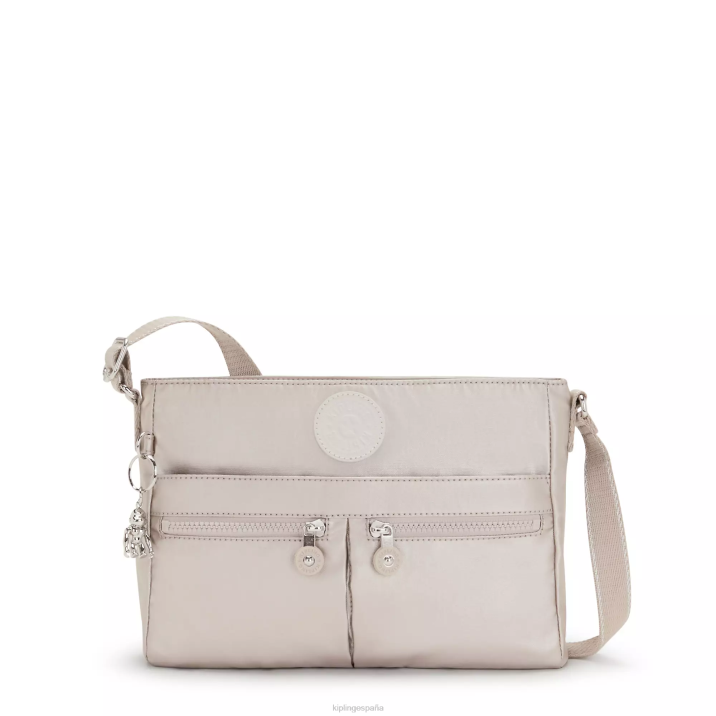 bandolera angie metalizada Kipling resplandor metalico mujer 884V231 bolsos cruzados