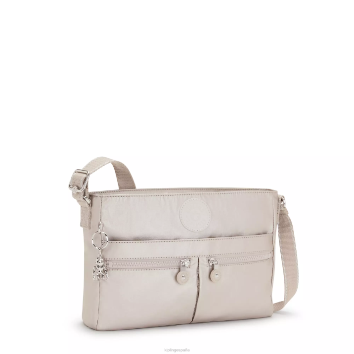 bandolera angie metalizada Kipling resplandor metalico mujer 884V231 bolsos cruzados