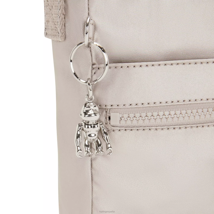 bandolera angie metalizada Kipling resplandor metalico mujer 884V231 bolsos cruzados