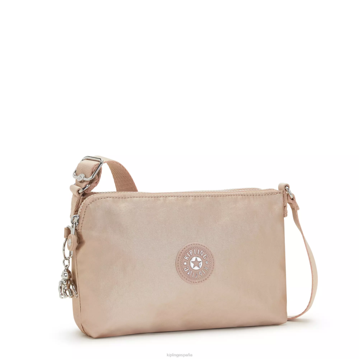 bandolera boyd metalizada Kipling encanto de oro metálico mujer 884V211 bolsos cruzados