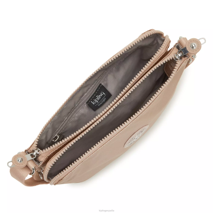 bandolera boyd metalizada Kipling encanto de oro metálico mujer 884V211 bolsos cruzados