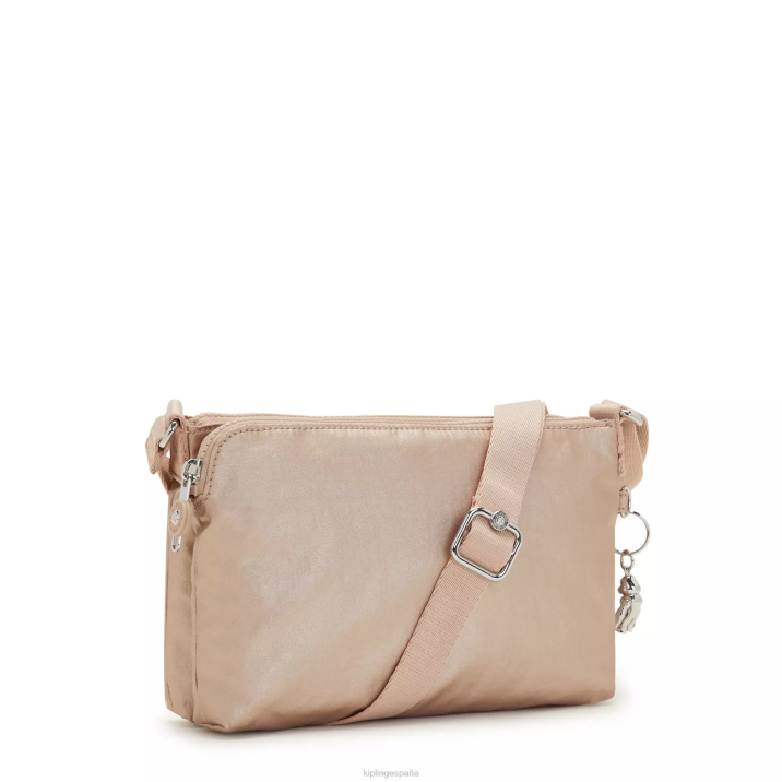 bandolera boyd metalizada Kipling encanto de oro metálico mujer 884V211 bolsos cruzados