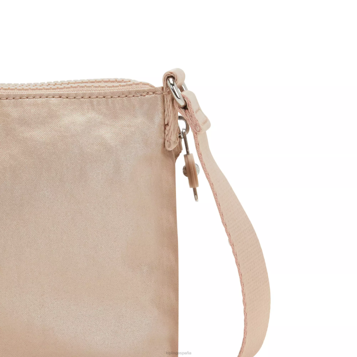bandolera boyd metalizada Kipling encanto de oro metálico mujer 884V211 bolsos cruzados