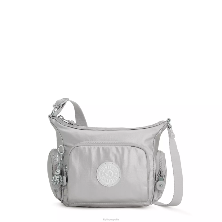 bolsa crossbody Gabbie mini metalizada Kipling metálico brillante mujer 884V202 bolsos cruzados