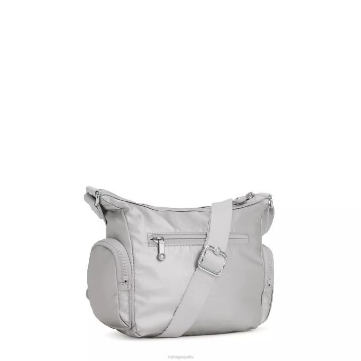 bolsa crossbody Gabbie mini metalizada Kipling metálico brillante mujer 884V202 bolsos cruzados