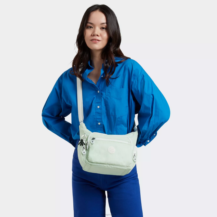bolsa crossbody Gabbie pequeña Kipling aireado verde mujer 884V162 bolsos cruzados